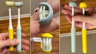 Orbital 3-sided toothbrushes for kids - WOW!!!