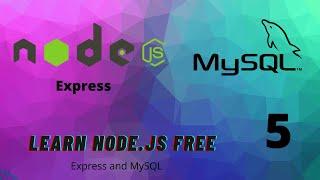 Node.js Tutorial - MySQL connection and queries | 5