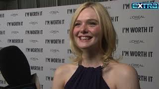 Elle Fanning Talks TEARING UP When She Heard Timothée Chalamet Sing (Exclusive)