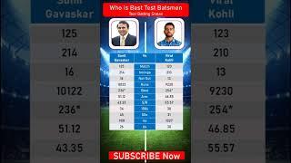 Virat Kohli vs Sunil Gavaskar #shorts #viratkohli