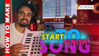 How to Make a Song Start To Finish in 5 Minute - FL Studio in Hindi