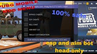 pubg mobile lite mod menu  working aimbot and esp #pubgmobile #modmenu #new #trending