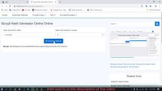Bcrypt Hash Generator Online Online