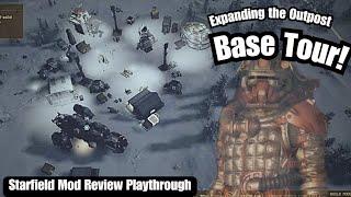 Updated Outpost Base Tour: Starfield Mod Review Playthrough Xbox ep9 #starfield #starfieldgameplay