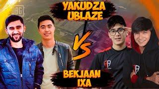 YAKUDZA, UBLAZE  vs IXA, BEKJAAN | TDM 2vs2 PUBG MOBILE | UZBEKCHA LETSPLAY