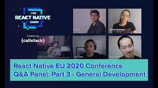 React Native - Best Practices | React Native EU 2020 Conference Q&A Panel