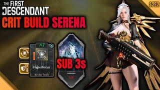 3s Ice Maiden CRIT Serena - Top 100 Leaderboards Build | Tips & Tricks - The First Descendant