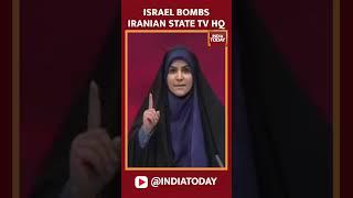 Video: Israel Bombs Iranian State TV Headquarters, Forces Anchor To Take Cover
