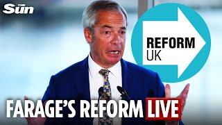 LIVE: Nigel Farage makes major Reform UK speech