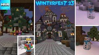 Winterfest 2023: Building Snowmen on the Minecraft Hive Server