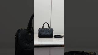 LV Nano Speedy Black Monogram Empreinte Leather M82450 #lv #lvlover #lvaddict #lvbag #lvspeedy