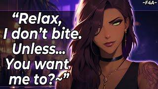 The Bad Girl Sits on Your Lap at the College Party~| Flirting & Kisses | ASMR Roleplay | F4A