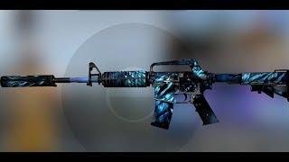 M4A1-S Ночной кошмар (Поношенное) - скин КС ГО