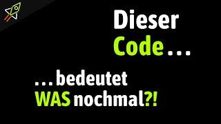 Dinge im Code benennen