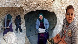 Building a Winter Refuge: Maryam's Unstoppable Journey in the Mountains