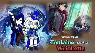 Fontaine React to Wriothesley and Neuvilette || Genshin Impact || Gacha Reaction
