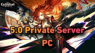 Genshin Impact 5.0 Private server PC | how to install genshin impact private server in  pc