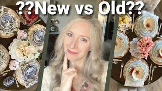 VINTAGE DISHES: PROS AND CONS/ Tips for choosing ANTIQUE VS NEW / French Country + Farmhouse