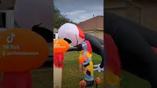 Giant Jack Skellington Inflatable Falls