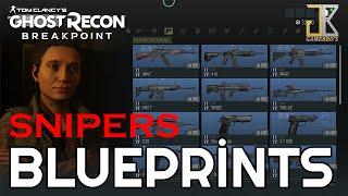 Ghost Recon Breakpoint -  ALL SNİPERS WEAPON BLUEPRINTS LOCATION