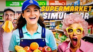 ПРОВЕЛА ПОЧТИ 100 ДНЕЙ В СИМУЛЯТОРЕ СУПЕРМАРКЕТА // Supermarket Simulator