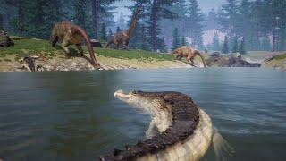 Sarcosuchus Gameplay - The Beasts of 9500