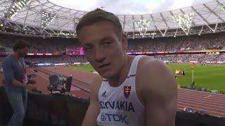 WCH 2017 London - Jan Volko SVK 100 Metres Preliminary Round 3