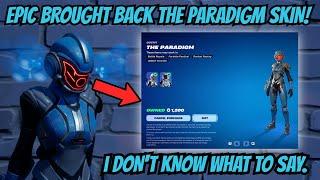 Epic Accidently Re-Released the RARE Paradigm Skin! (Fortnite Battle Royale)