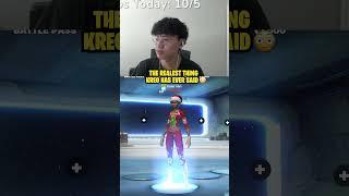 Bro Wasn’t Holding Back  #kreo #fortnite #fortnitefunny