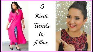 5 Trendy Quirky Kurti trends to Follow Ft Voonik | Indian ethnic wear | Perkymegs