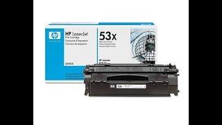 How to refill hp 53x toner cartridge (Q7553X)