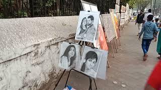 Jehangir Art gallery Ke samne ki kuchh