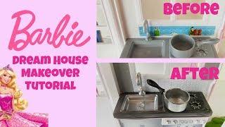 Barbie How to Decorate her Dream House Kitchen