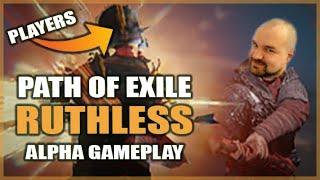 ZIGGYD vs Path of Exile RUTHLESS (Hardmode) - Alpha Gameplay - Day 1 Highlights