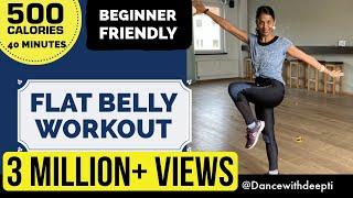 DWD#26 | 40 MIN Flat Belly | Bollywood Dance workout | Beginners| Dance Workout to lose belly Fat