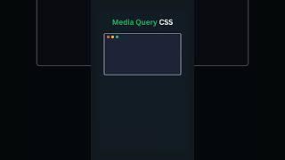 Media Query CSS #css #webdesign #html #webdevelopment #responsivewebdesign #coding #frontend