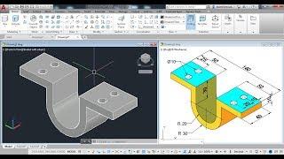 AutoCAD 3D Designing for Beginners – Basic To Advance Tutorials – Exercise 8