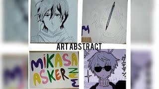 MIKASA ASKERMAN ️ #anime #sketching #trending #youtube #youtubeshorts  #shorts #subscribe