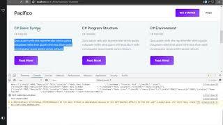 210 ASP .NET MVC - Create JSONResult Action and Render Data Below Post in Tutorial Project