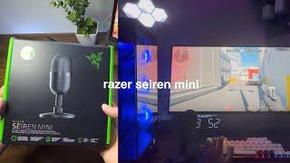 Razer Seiren Mini Unboxing Best Budget Mic & Sound Test | csgo, pov, asmr, chill vibes