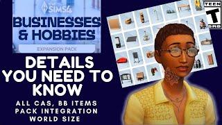 ALL Items, Pack Integration, and More: Businesses and Hobbies Expansion Pack (Sims 4)