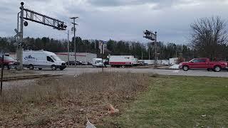 GLC Railroad Northbound at South Airport Rd in Traverse City Michigan on 12/14/22