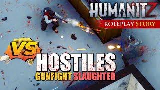 HumanitZ - vs. Hostile Survivors Gunfight - Gameplay, Roleplay RP / Story Video Excerpt