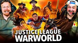JUSTICE LEAGUE: WARWORLD (2023) IS A WILD RIDE!! MOVIE REACTION!! First Time Watching | DC Animated
