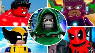 LEGO MARVEL - All Boss Fights & Ending (Every Villain) | 4K 60FPS - No Commentary