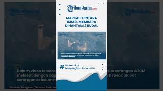 Detik-detik 2 Serangan ATGM Melesat dengan Cepat ke Barak Matat Rezim Zionis