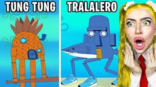 SPONGEBOB House Just Turned Into Something CRAZY! (ITALIAN BRAINROT CHARACTERS)