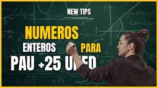  Números Enteros | Matemáticas UNED + de 25 Años | Conceptos, Operaciones y Ejercicios Prácticos