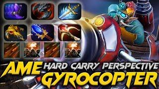 Ame - Gyrocopter The Hard Carry MVP !!! Dota 2 Pro Full Gameplay 7.35D Patch