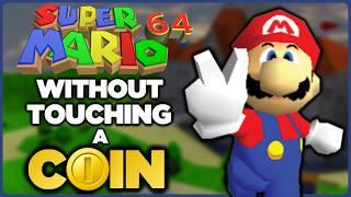 I tried to beat Super Mario 64 without touching a single coin!